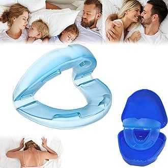 Anti Snoring Mouthpiece, Anti-Snoring Mouthpiece Universal Size, Comfortable Anti Snore Mouth Guard, Anti Snoring Devices 4.0, Instantly Eliminates Snoring Enjoy Sleep (1)