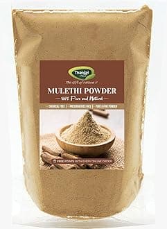Thanjai Natural 250g Mulethi Powder (Licorice Powder | Glycyrrhiza Glabra | yashtimadhu) For Body | Skin Whitening | For Body, Skin, and Hair.