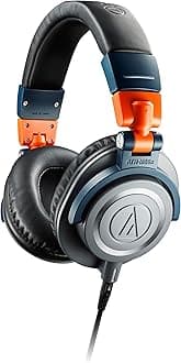 Audio-TechnicaATH-M50XLAB Professional Studio Monitor Headphones, Black, Professional Grade, Critically Acclaimed, with Detachable Cable