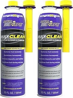Max-Clean Fuel System Cleaner and Stabilizer 11722 20 Ounce (Pack of 2)