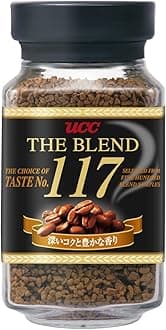 The Blend 117 Instant Coffee, Instant Black Coffee, Rich Flavor, Imported from Japan, 3.17 Oz (90 g), Pack of 2