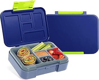 Simple Modern Bento Lunch Box for Kids | BPA Free, Leakproof, Dishwasher Safe | Lunch Container for Girls and Boys, Toddlers | Porter Collection | 5 Compartments | Asteroid