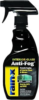 630046 Interior Glass Anti-Fog, 12 oz. - Prevents Fogging of Interior Glass and Mirrors, Usable on Both Automobiles and Marine Vehicles