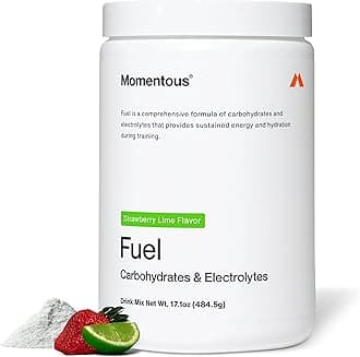 Fuel Intra-Workout Energy & Hydration Drink Mix - Powder for Sustained Energy During Workouts - NSF Certified for Sport - GMO- & Gluten-Free - 15 Servings - Strawberry Lime