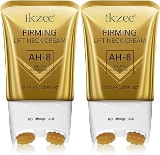AH-8 Firming Neck Cream for Crepey Skin Body Care Comfort, Lifting Neck Firming Cream with Roller, Deep Hydration & Repair, Firms, Lifts & Smooths Skin (2)