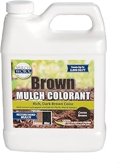 MulchWorx Brown Mulch Color Concentrate - 2,800 Sq. Ft. - Rich Dark Brown Mulch Dye Spray