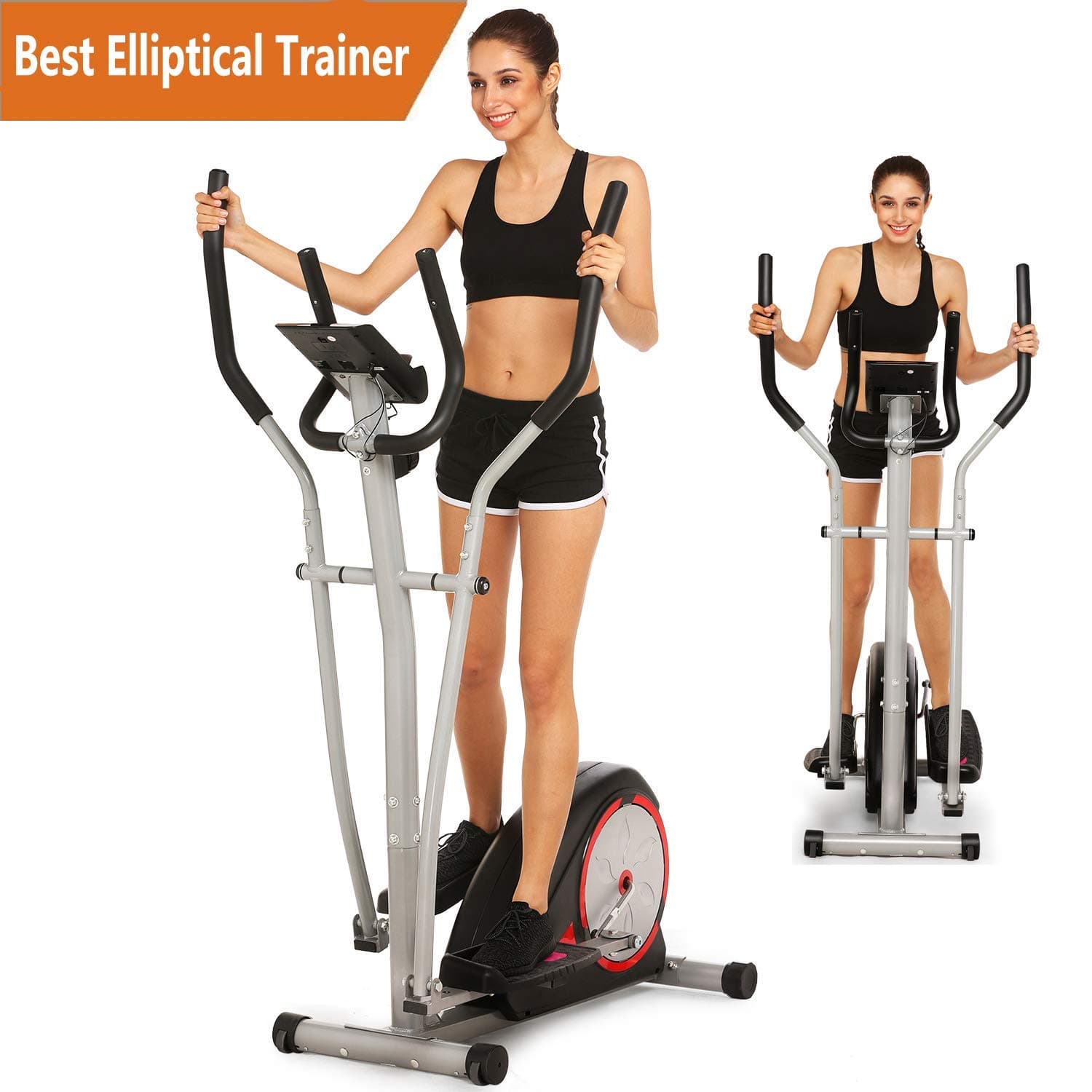 Tomasar Elliptical Exercise Machine Magnetic Smooth Quiet Driven Eliptical Trainer Machine for Home Use (Elliptical Training Machines)