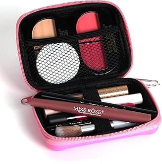 All in One Makeup Kit,Simple Makeup Kit for Women Full Kit, Easy to Carry Cosmetics, Sturdy Makeup Bag(Pink)