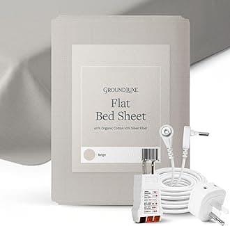 GroundLuxe Flat Full Grounding Sheet in Beige