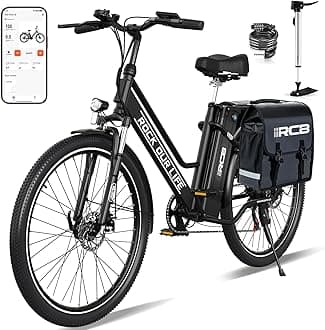 Electric Bike 26" E bike, 36V 12AH Lithium Battery Able up to 90KM (35KM in pure electric mode) 250W 7-speed Adult Commuter E bike