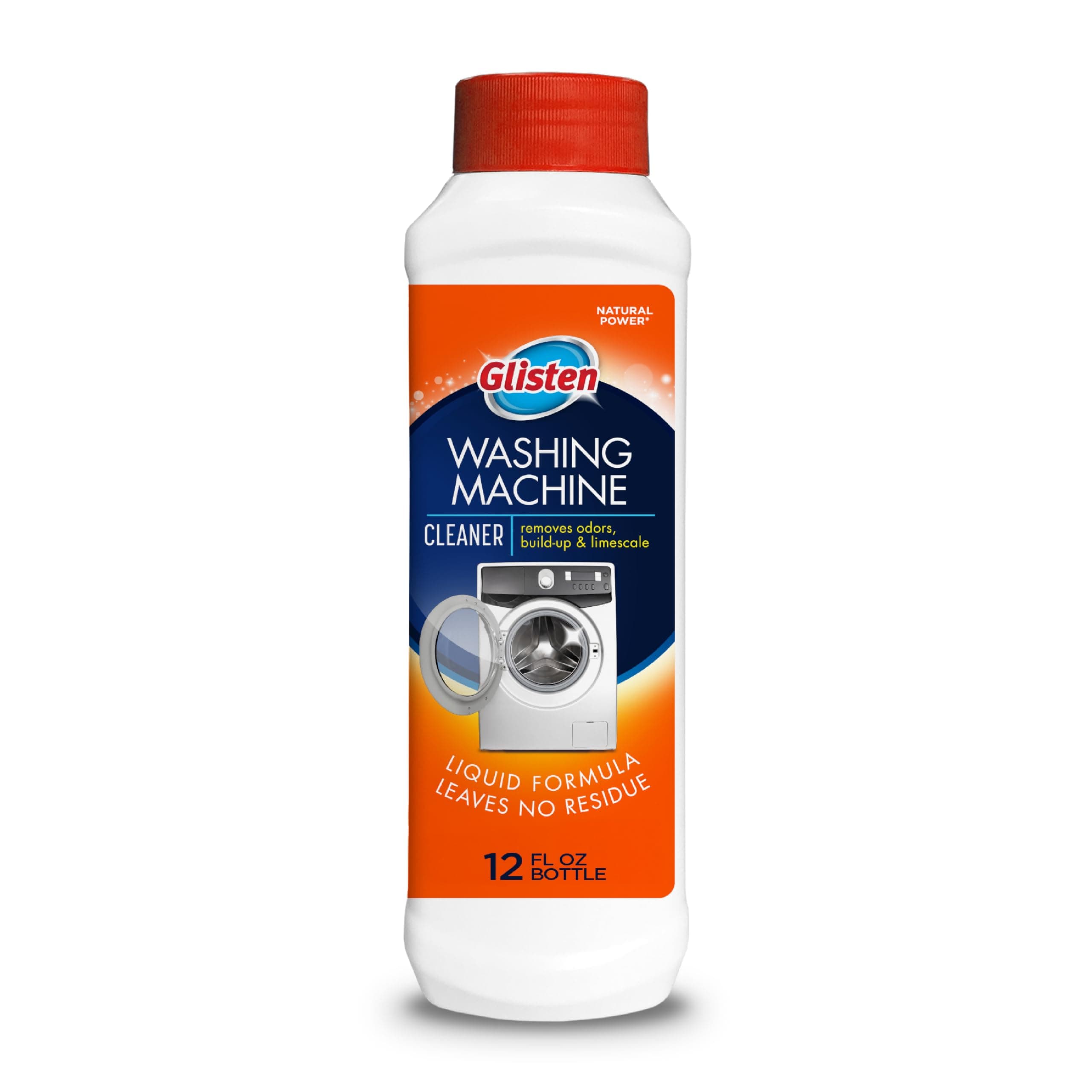 Washing Machine Cleaner, Helps Remove Odor, Buildup, and Limescale, Fresh Scent, Made in the USA, 12 Ounce Bottle