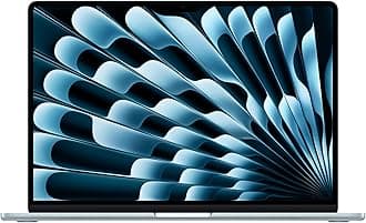 2025 MacBook Air 15-inch Laptop with M4 chip: Built for Apple Intelligence, 15.3-inch Liquid Retina Display, 16GB Unified Memory, 512GB SSD Storage, 12MP Center Stage Camera, Touch ID; Sky Blue
