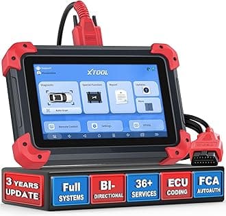 XTOOL D7X OBD2 Scanner Diagnostic Tool, Bidirectional Scan Tool with 36+Resets, 3-Year Updates, Active Test, Full System Car Scanner for ABS, Crank Sensor Relearn, Throttle Relearn, FCA, CANFD & DoIP