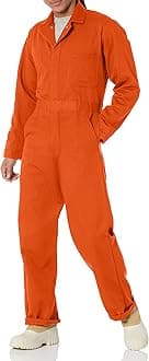 Red KapMen's Snap-Front Cotton Coverall