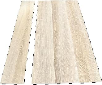 Art3d 18-Pack Interlocking Luxury Vinyl Flooring Tile for Kitchen Bathroom, 36 x 6 Inch Wood Floor Plank for Wear-Resistant, Waterproof, Anti-Slip, Reusable, Bali Teak