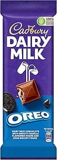 Cadbury Dairy Milk Chocolate With Vanilla and Oreo Biscuits Filling, 95 gm
