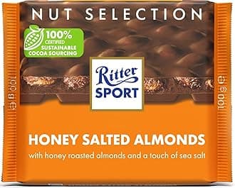 Ritter Sport Nut Selection Honey Salted Almonds, 100g