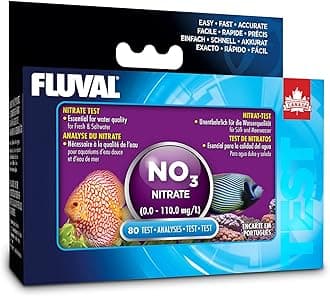 Fluval Nitrate Test Kit for Aquarium Water, Freshwater & Saltwater Fish Tank Test