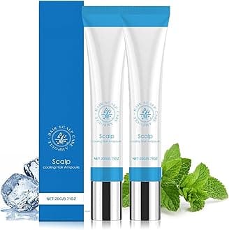 Scalp Serum, Scalphy Hair Serum, Hair Essences Ball Keep Scalp Clean and Non-Greasy, Cooling Hair Ampoule, Scalp Cooling Hair Ampoule (2pcs)