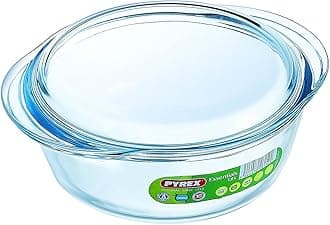 Glass Round Casserole with Lid - Clear (207A000/5043)