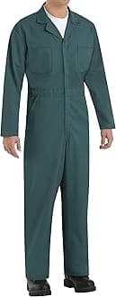 Red Kap Men's Twill Action Back Coverall, Spruce Green, 36