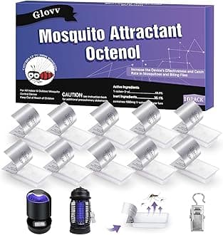 10 Pack Mosquito Attractant Bait Refill, Mosquito Bait Octenol Lure for Bug Zapper & Fly Traps, Compatible with All Flying Insect Mosquitoes Trap