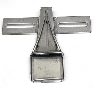 LNKA Industrial Bias Tape Folder DAYUN 410 Two Sides Upward Reverse Belt Loop Binder for 2 Needle Sewing Machine (Tape Size:1-1/2 Finish Size:3/4)