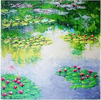 Grace Scarves 100% Silk Scarf, Large, Artists Collection (van Gogh & Monet)