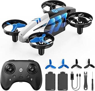 HS210T Mini Drone for Kids, 2-In-1 Mini Indoor Drone with Land & Fly Mode, Four Posture Deformations RC Quadcopter with 3D Flip, Auto Hovering, Birthday Toy Gift for Boys and Girls