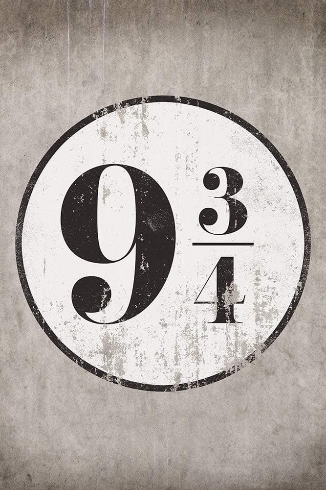 Platform 9 3/4 Poster Print