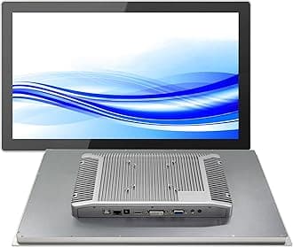 GrenTouch 21.5 Inch 10 Points Touch Screen LCD Monitor Aluminum Case - Embedded Touchscreen Monitor for Industrial, Medical, Retail