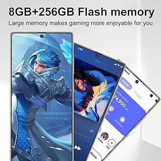 VSQAOF I25 Ultra Unlocked 6.9" HD+ Display 8+256GB U (Blue-iu1-22)