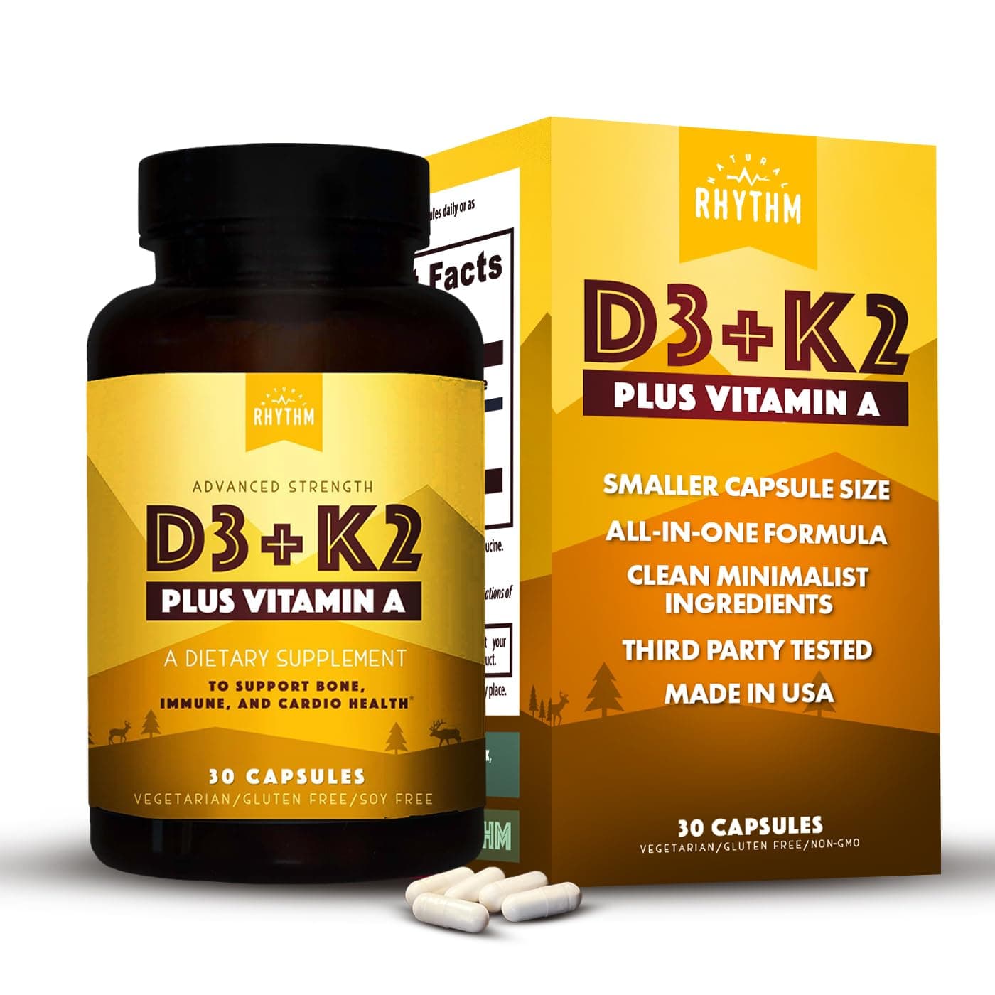 Vitamin D3 + K2