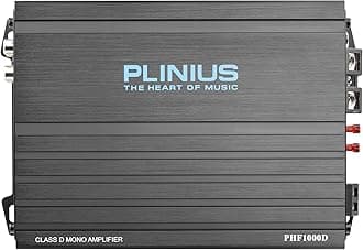 PHF1000D car Audio Amplifier Monoblock Class D MOSFER 1000 watts RMS Remote Subwoofer Level Control