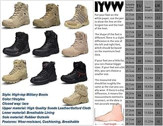 2021 Shoes Work Utility Footwear Military Tactical Mens Army Outdoor Sports Camping Hiking Work Combat Lace Up Breathable High Top Side Zipper Desert Leather Shoe Boots