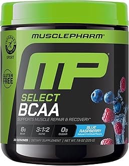 BCAA Powder Blue Raspberry Flavor 30 Servings