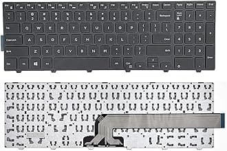 Laptop Keyboard for Dell Inspiron 15 3000 5000 3541 3542 3543 3551 3558 5542 5545 5547 5558 5559 Series (Without Backlite)