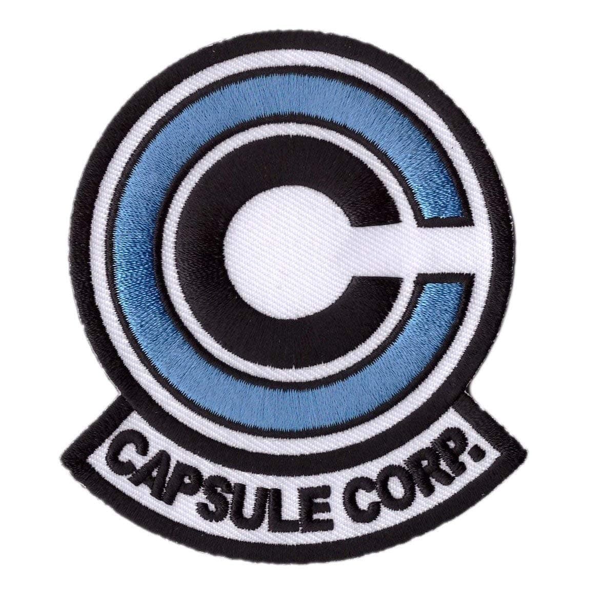 Capsule Corp. Cosplay Jacket Patch Iron On (Blue)