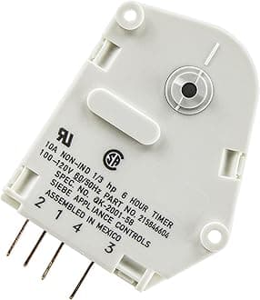 215846604 Refrigerator Defrost Timer Replacement Part by Romalon Compatible with Frigidaire & Kenmore Replace AP2592907 08003824, 08011620, 1748201