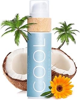 COCOSOLIS COOL After Sun Lotion | Organic After Sun for Tender Hydration & Recovery | Best After Sun Moisturizing Lotion with 9 Raw Organic Oils | After Sun Face & Body Skincare