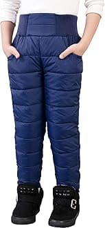 Girls Boys Snow Pants 2-9 Years old Thick Winter Warm Pants Girl Activewear Clothes
