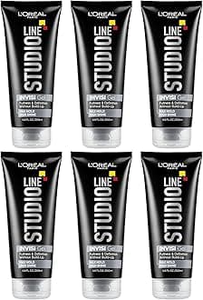L’Oréal Paris L'Oreal Studio Line INVISI Gel, Strong Hold 6.80 oz (Packs of 6)