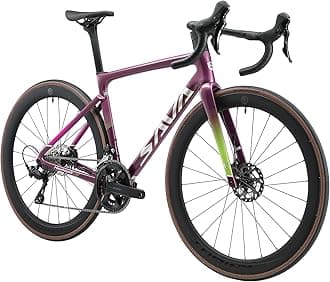 SAVADECK Carbon Road Bike,Lightweight Full Carbon Racing Bicycle with Shimano 105 R7120 24S Shift Groupset and Hydraulic Oil Disc Brake Bike
