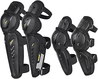 Motorcycle Protective Gear for Adults Hard Collision Avoidance Motocross Racing Knee Protector Shin Guards