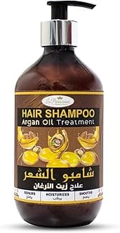 ECOLYTE+ Shampoo, La Parisienne Premium Luxury, For Hairfall, Dandruff and Frizzy Hair, Nourishes, Repair & Shine, Long and Lifeless Hair, Paraben Free - (Argan Oil Treatment, 500 ml)