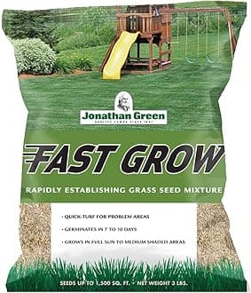 Jonathan Green 10820 Fast Grow Grass Seed Mix,3lbs