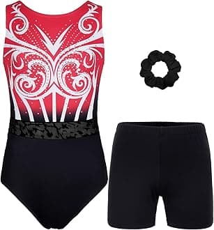 Gymnastics Leotards for Girls, Adult, Child With Shorts Activewear