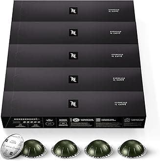 Nespresso Vertuo Il Caffe, 50 x Espresso Capsules, Brews 38 ml