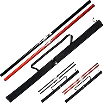 Foam Padded Practice Staff 4 Ft with Carry Bag, Bo Staff, Bo Staff for Martial Arts and Karate