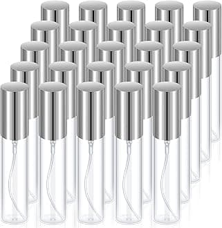 25 Pcs Glass Refillable Perfume Bottles Bulk